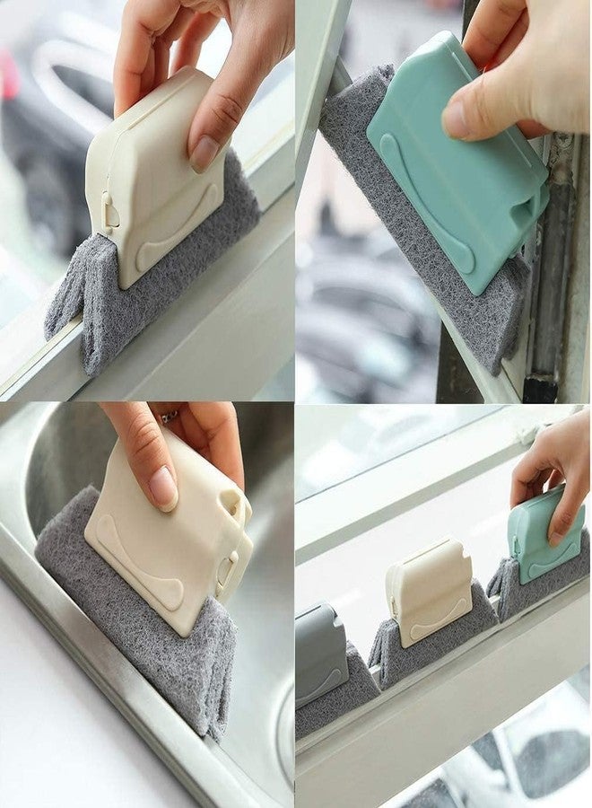 BEYOND BASIC 7 PCS Sliding Window Groove Cleaning Brush, Window Slot Door Track Gap Dust Cleaning Brush (7 Cleaning Combo) - Image 3